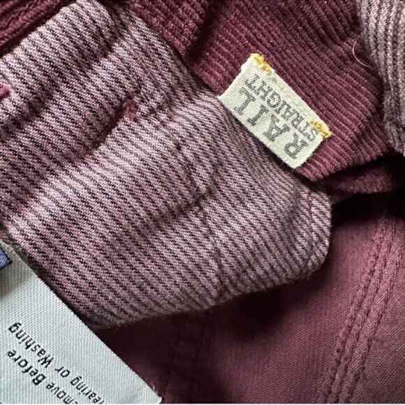 NWT Madewell Rail Straight Cords in Plum Purple size 25 - Picture 5 of 8